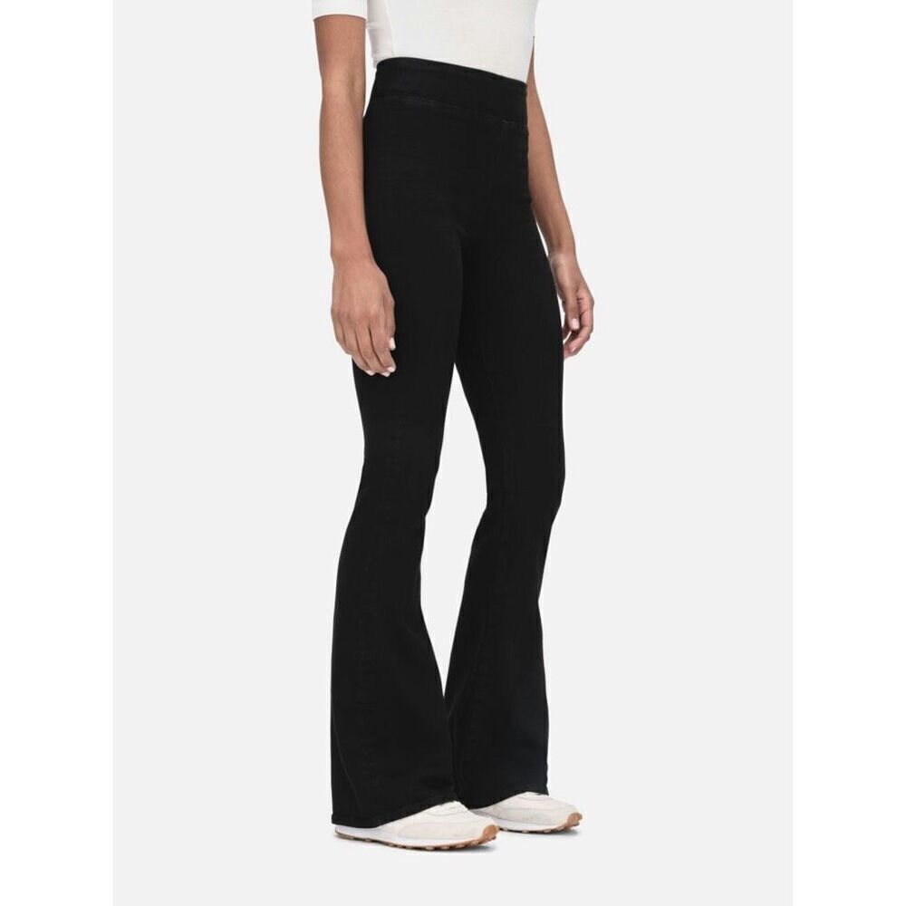 FRAME The Jetset Flare in Sheen Noir SIZE 1 (small/medium)